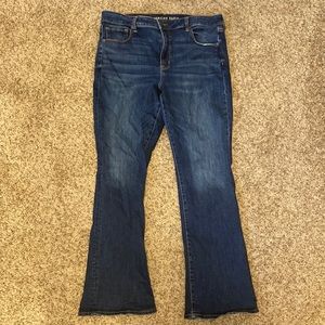 American Eagle AE High Rise Skinny Kick Jeans